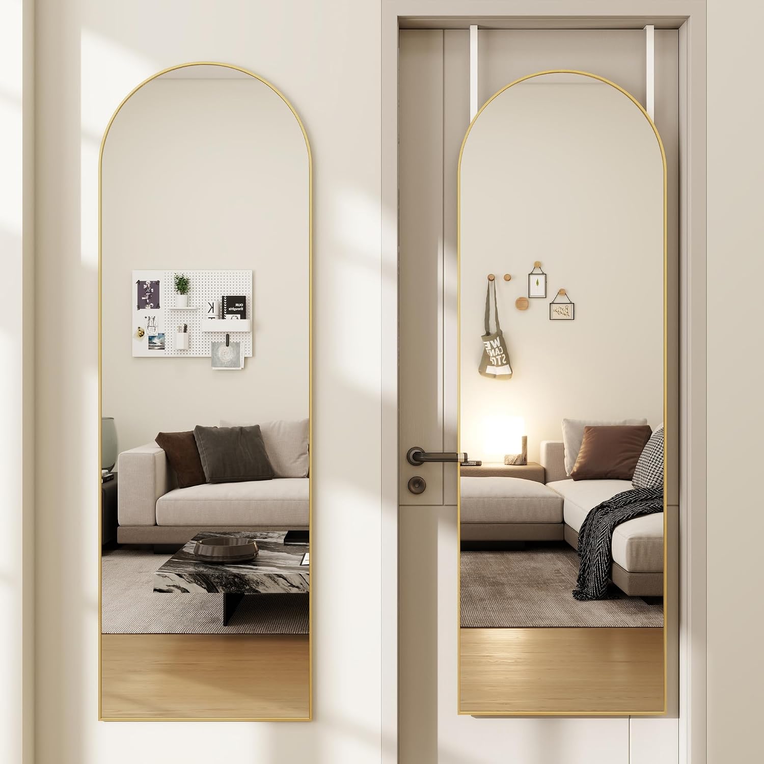Arch Mirror Leaning - 48 14 Łukowate lustro na całej