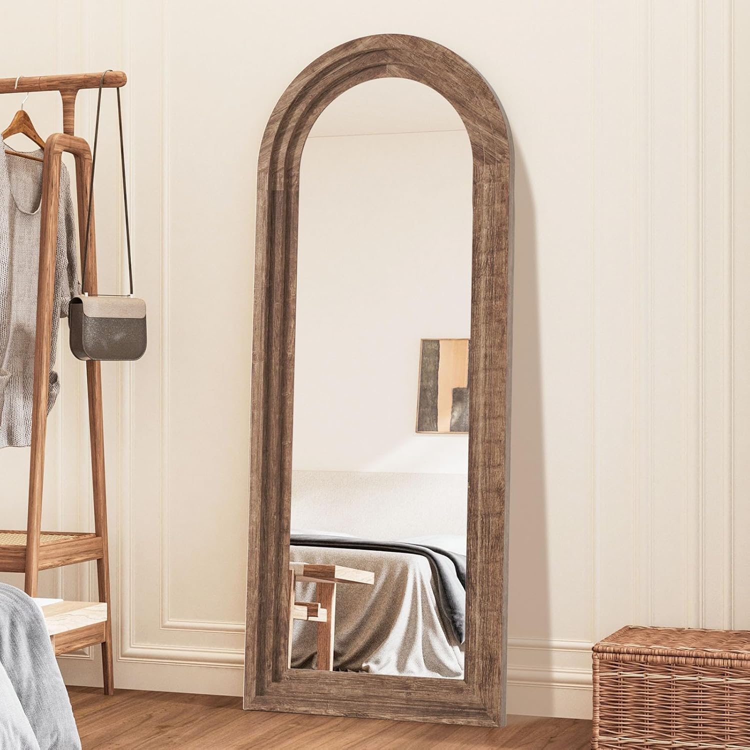Arch Mirror Leaning - Łukowate lustro na całej długości z