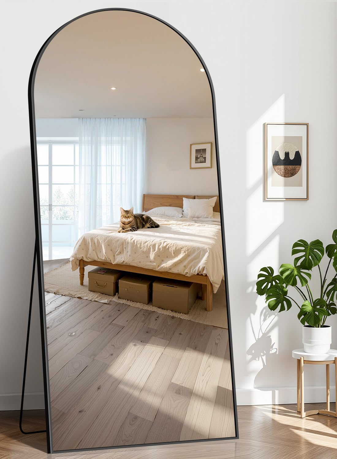 Arch Mirror Leaning - Lustro w pełnej długości, o wymiarach