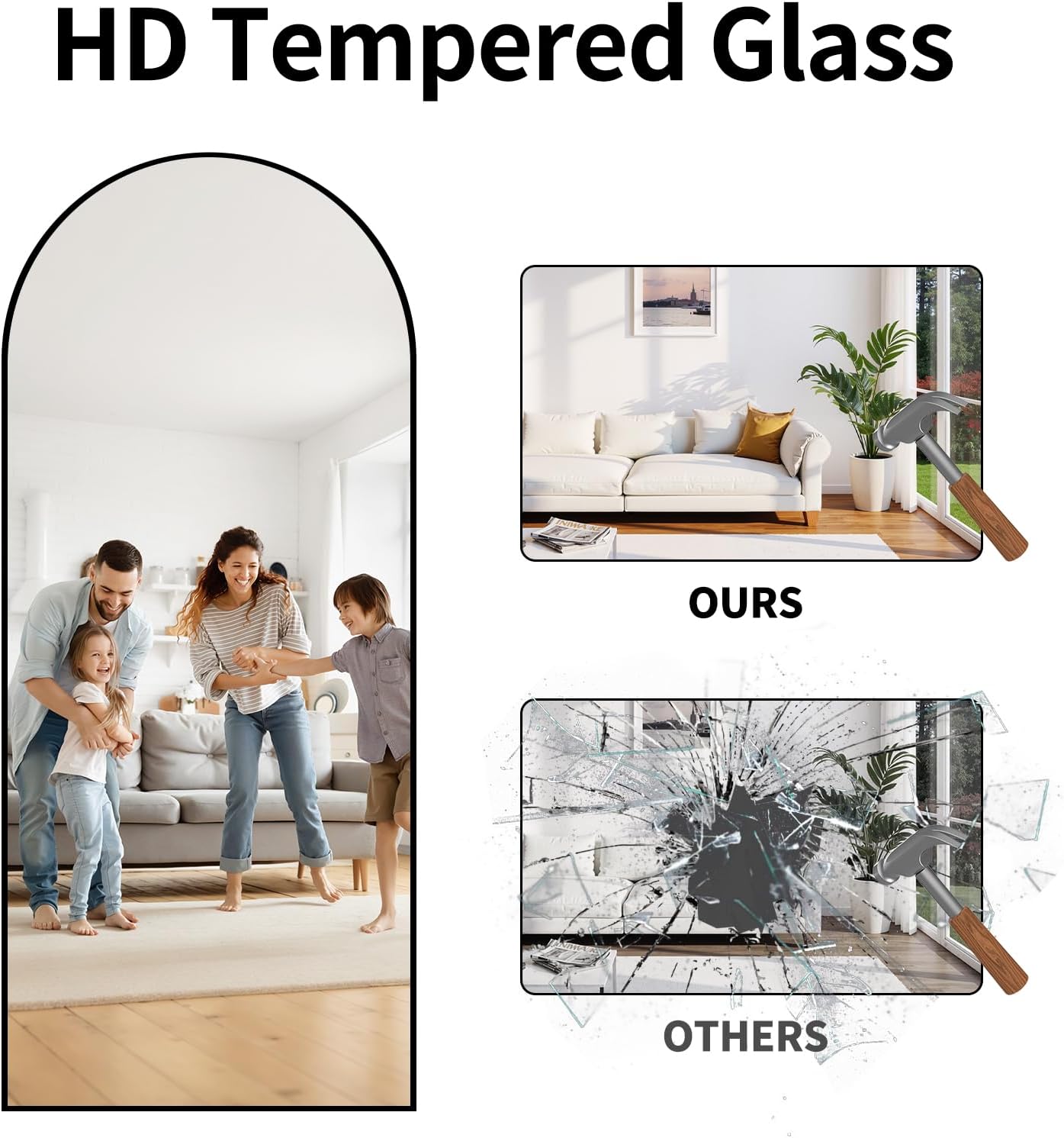Lustro w pełnej długości, o wy – Arch Mirror Leaning recenzja i cena