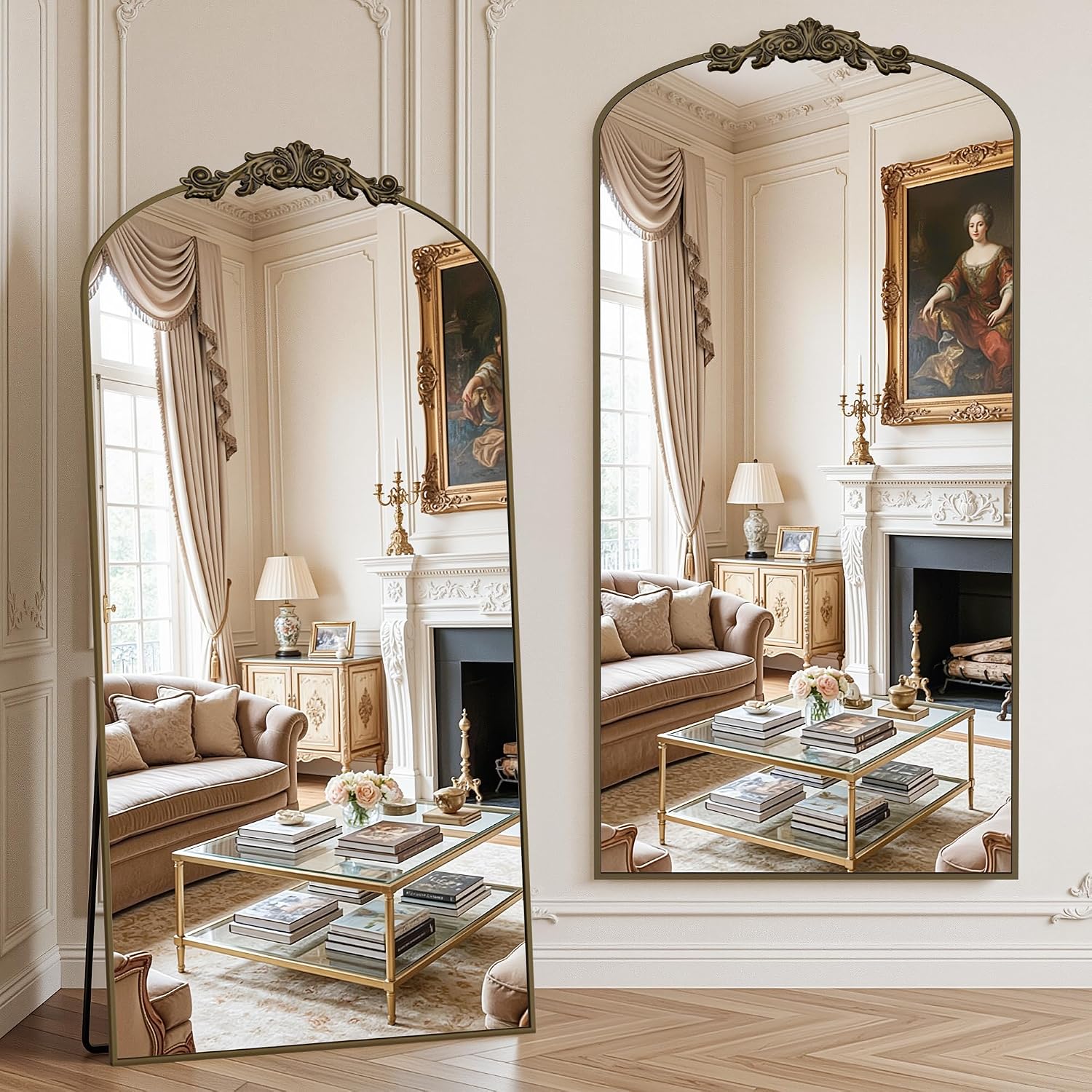 Lustro w całości długości w st – Arch Mirror Leaning recenzja i cena