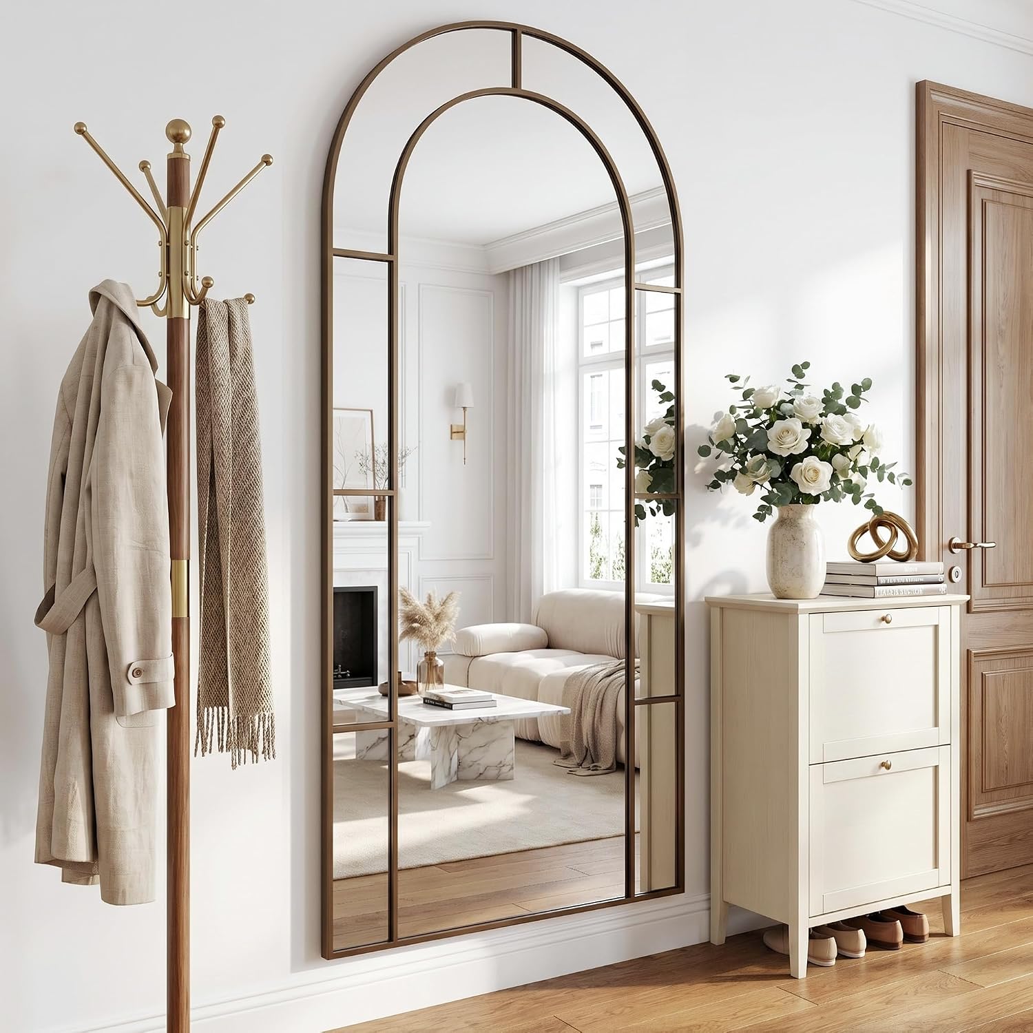Lustro podłogowe o wymiarach 7 – Arch Mirror Leaning recenzja i cena