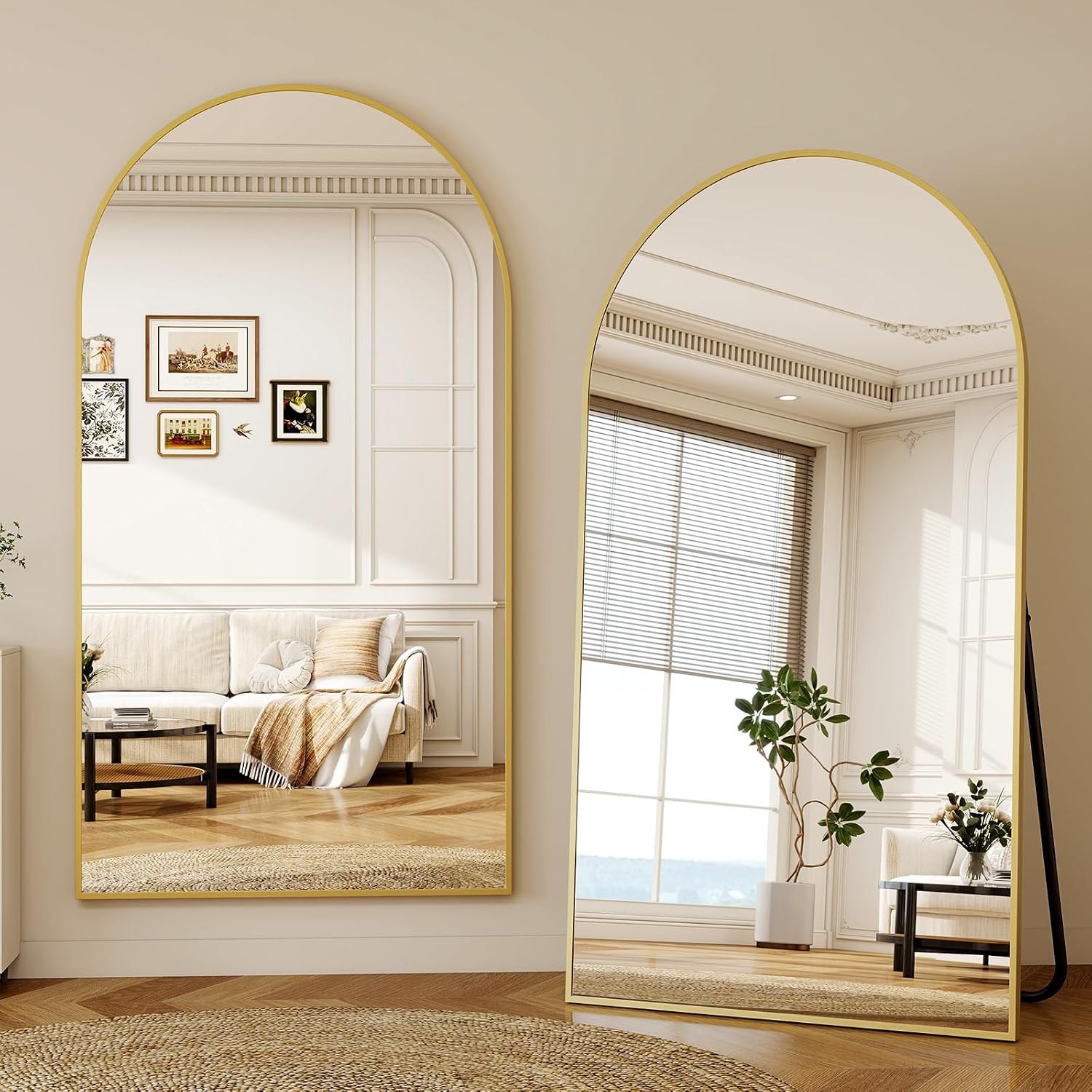 Lustro łukowe w całościowym ro – Arch Mirror Leaning recenzja i cena