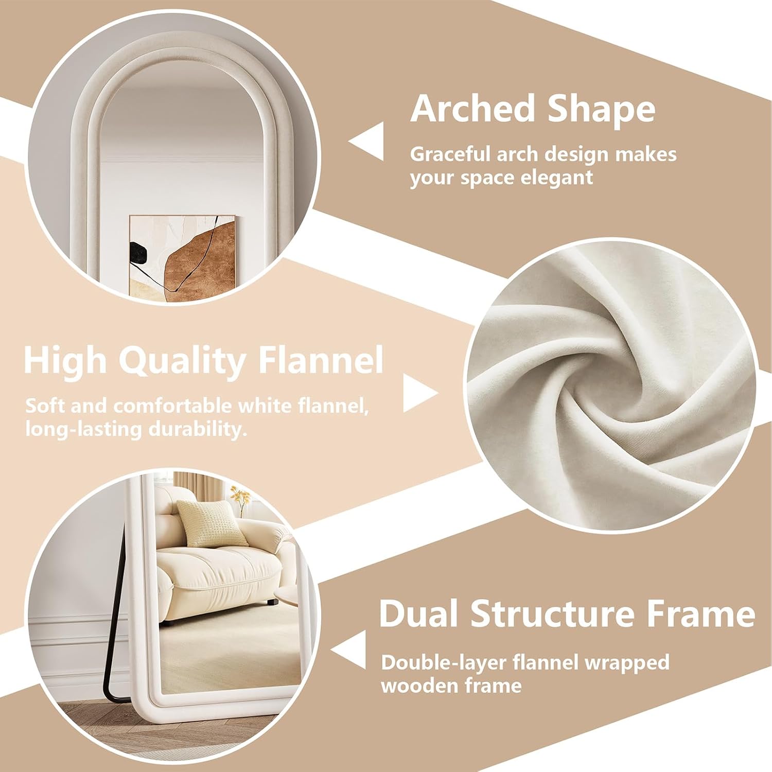 Łukowe lustro na całej długośc – Arch Mirror Leaning recenzja i cena