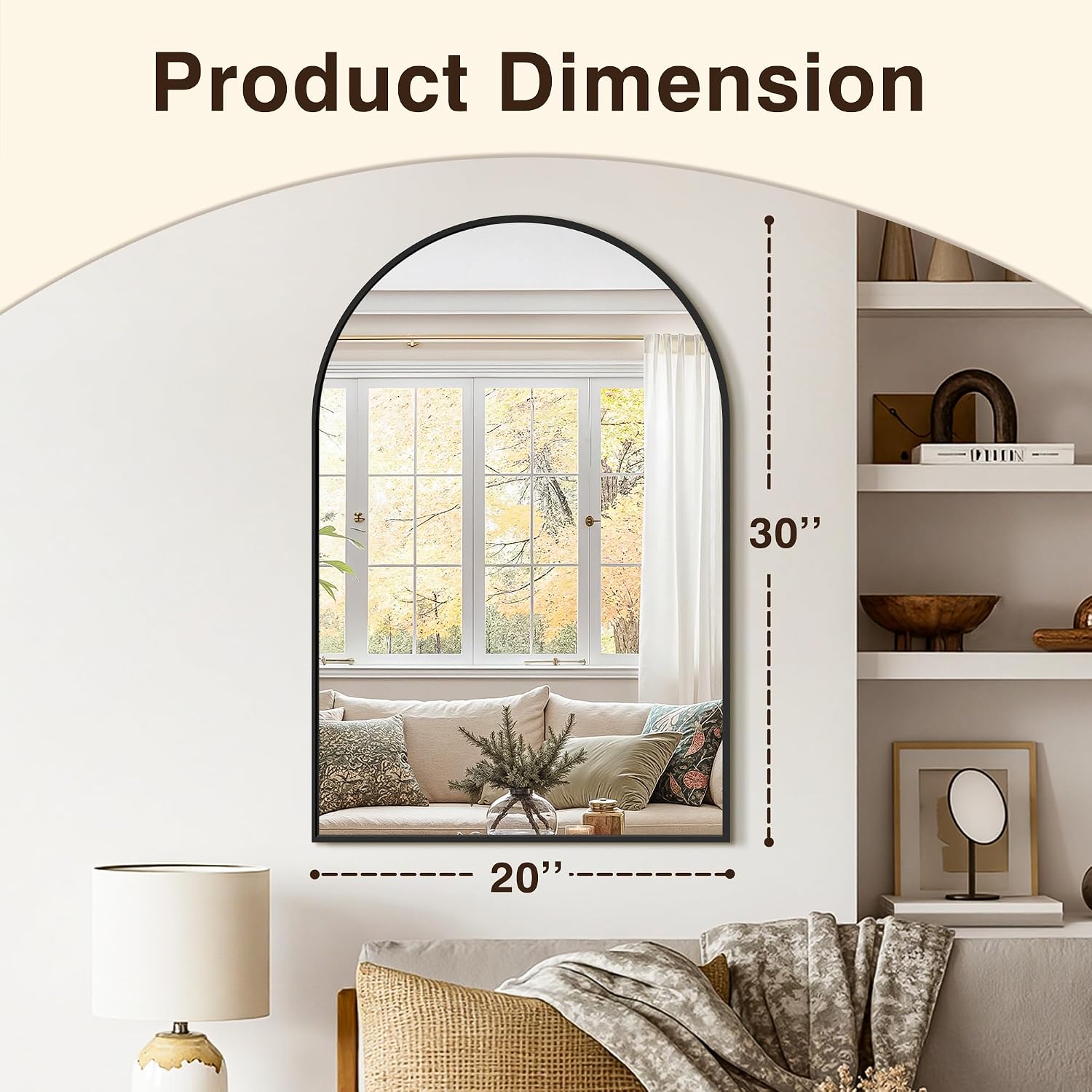Zestaw 2 lusterek łazienkowych – Arch Mirror Leaning recenzja i cena