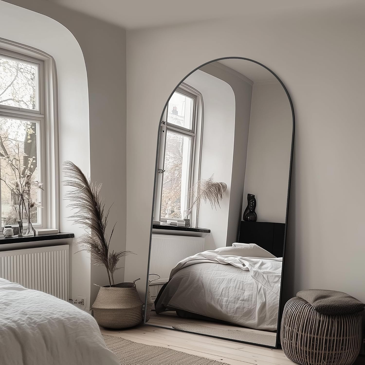 Duże lustro podłogowe 81x41 cm – Arch Mirror Leaning recenzja i cena